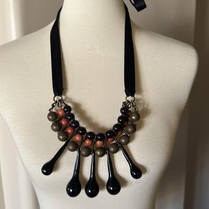 Adjustable Marni ribbon necklace